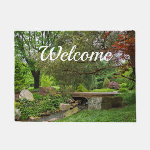 A Spring Stroll Welcome Doormat