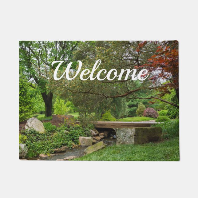 A Spring Stroll Welcome Doormat (Front)
