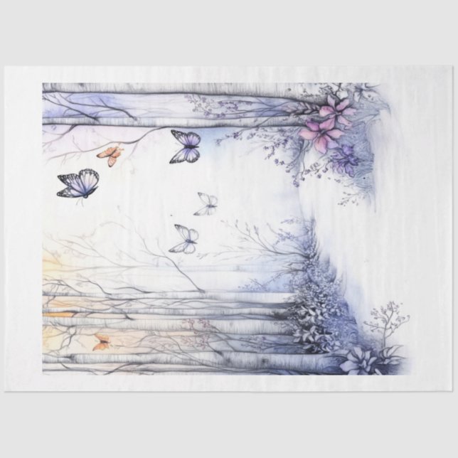 A Spring-y Fairy Series Design #11 Tissue Paper (Front)