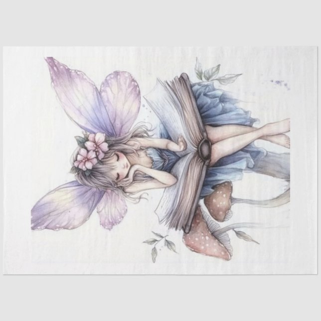 A Spring-y Fairy Series Design #7 Tissue Paper (Front)