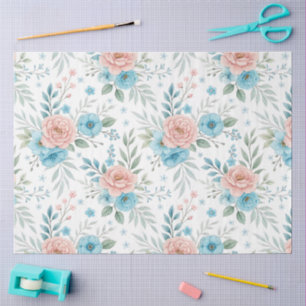 A Springy Floral Design #6 Tissue Paper