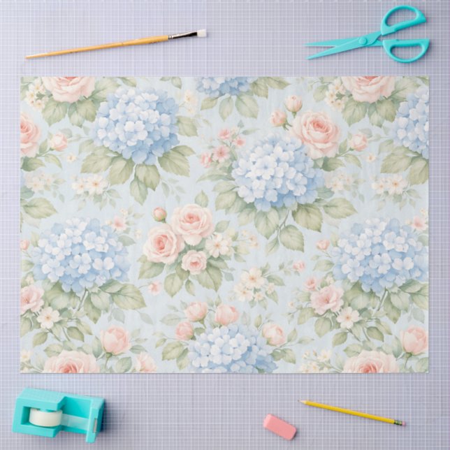 A Springy Floral Design #9 Tissue Paper (Craft)