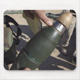 A squad leader points to a delay setting mouse pad