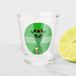 A St. Patrick's Alien Shot Glass