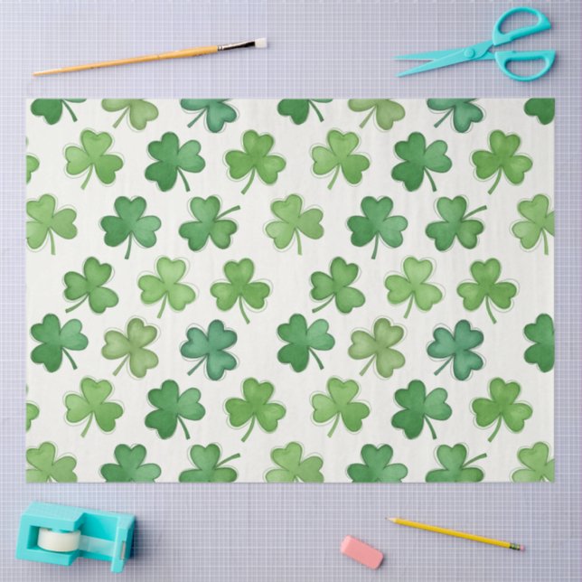 A St Patrick's Series Design #9 Tissue Paper (Craft)