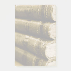 A Stack of Old Books Post-it Notes