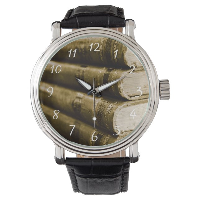 A Stack of Old Books Watch (Front)