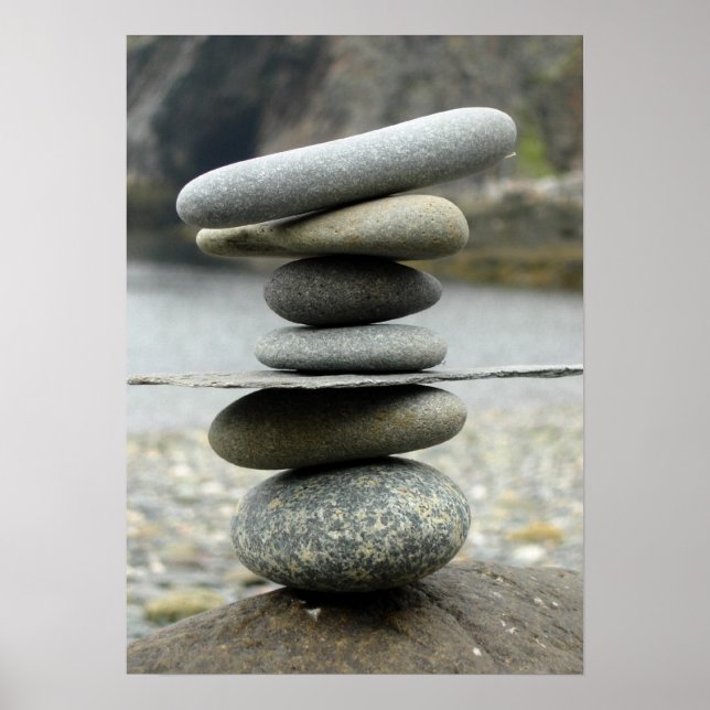 A Stack of Rocks Canvas Print (Front)
