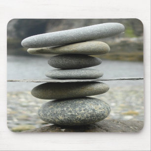 A Stack of Rocks Mouse Pad