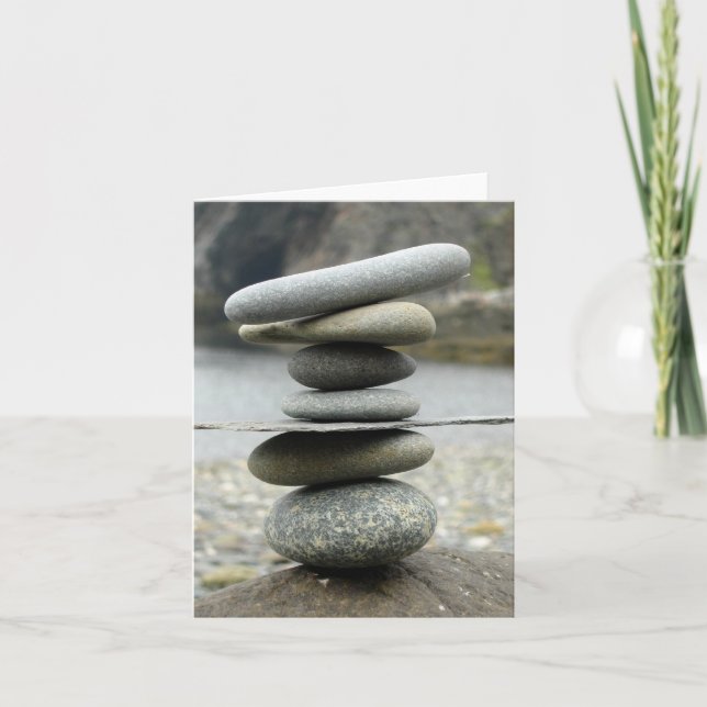 A Stack of Rocks Note Card (Front)