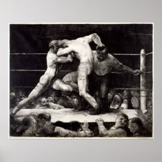 A Stag at Sharkey's - George Bellows Boxing Litho Poster