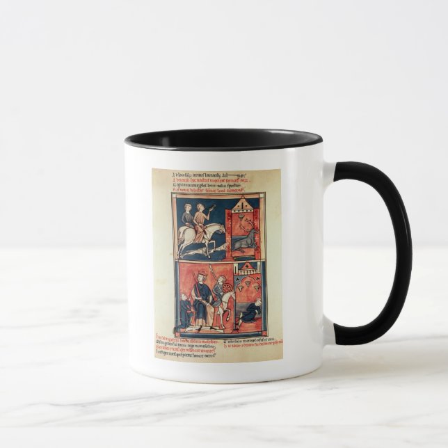 A stag hunt and a king mug (Right)