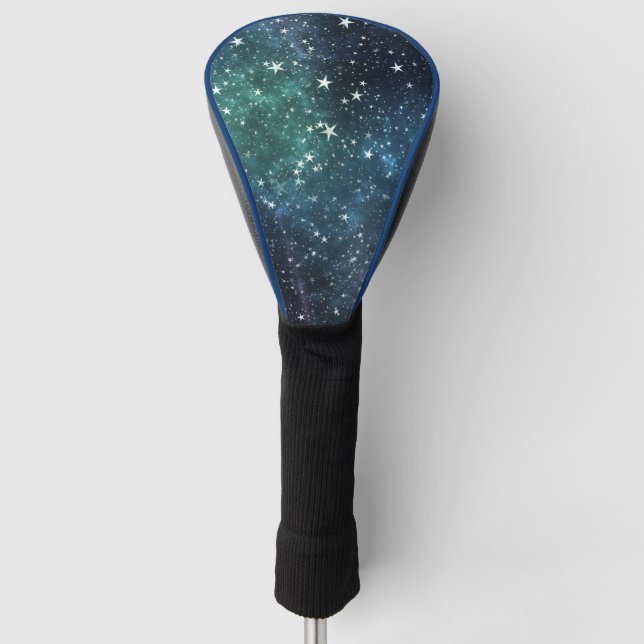 A Star Filled Night Golf Head Cover (Front)