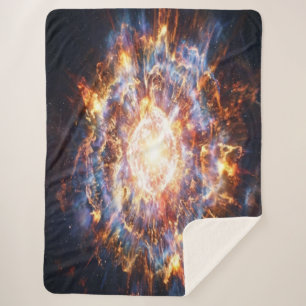 A Star Going SuperNova  Sherpa Blanket