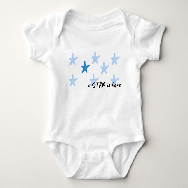 A Star is Born. Baby Bodysuit (Front)