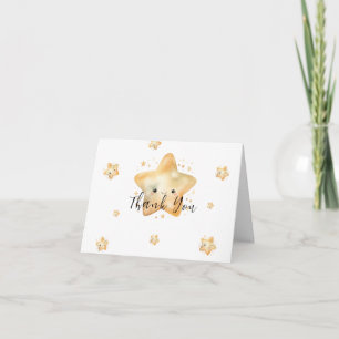 A Star is Born Folded Thank You Card