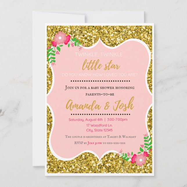 A Star is Born Invitation (Front)