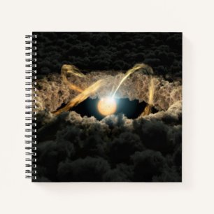 A Star Surrounded By A Protoplanetary Disc Notebook