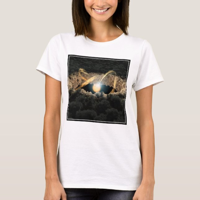 A Star Surrounded By A Protoplanetary Disc T-Shirt (Front)
