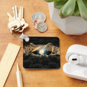 A Star Surrounded By A Protoplanetary Disk Key Ring