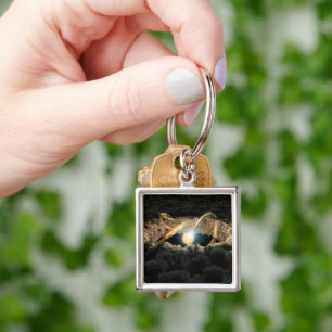 A Star Surrounded By A Protoplanetary Disk Key Ring