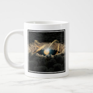 A Star Surrounded By A Protoplanetary Disk Large Coffee Mug