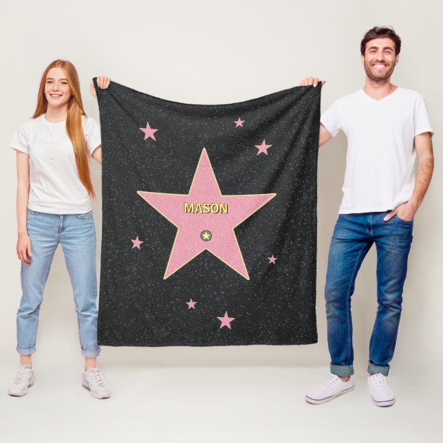 A Star with Your Name on it! Fleece Blanket (In Situ)