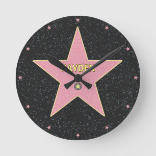 A Star with Your Name on it! Wall Clock