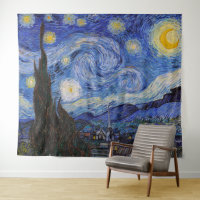 A Starry Night: Saint Remy by Vincent Van Gogh