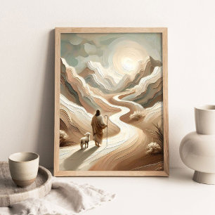 A Starry Walk, Modern Christian Art, Leave the 99 Poster