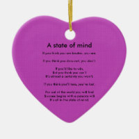 A State of Mind Ornament