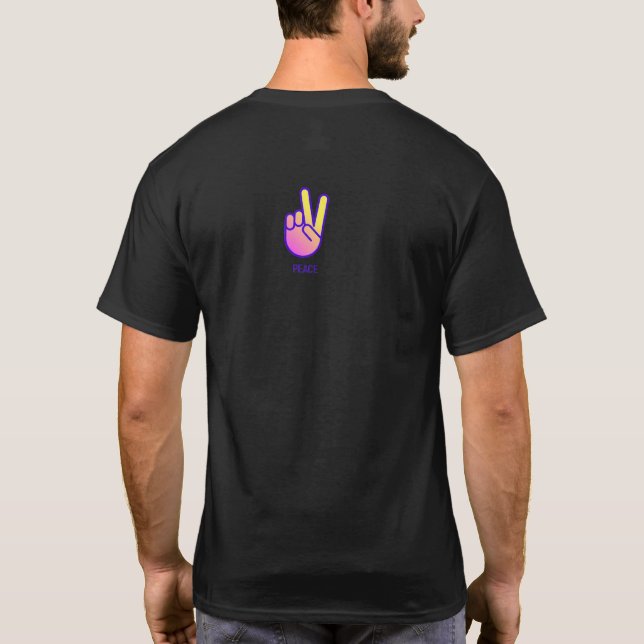 A state of tranquillity and freedom from violence T-Shirt (Back)