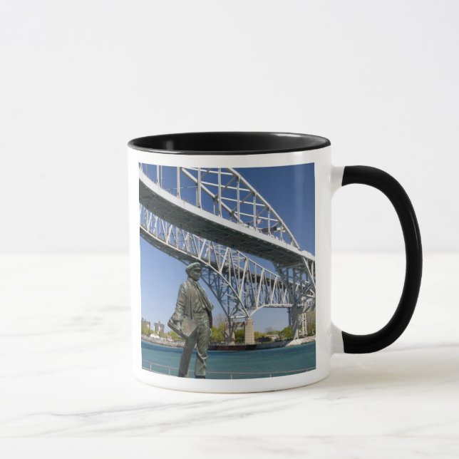 A statue of Thomas Edison by local artist Mino Mug (Right)