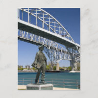 A statue of Thomas Edison by local artist Mino