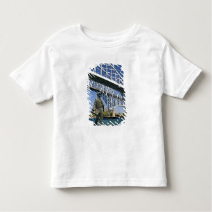 A statue of Thomas Edison by local artist Mino Toddler T-Shirt