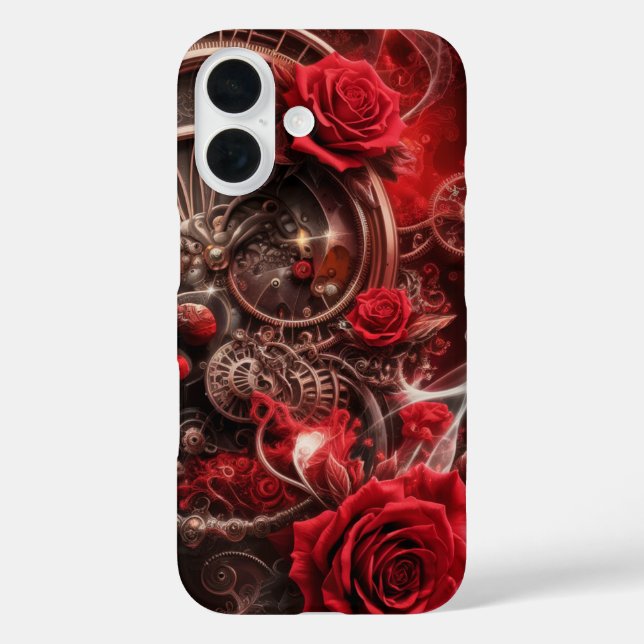 A Steampunk Odyssey of Gears and Elegance Case-Mate iPhone Case (Back)