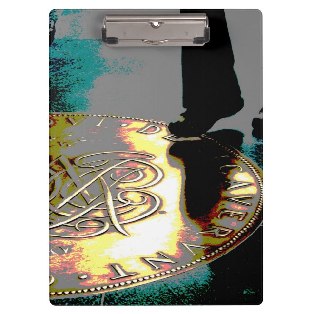 A Step towards Wealth! - Digital Art - Clipboard (Front)