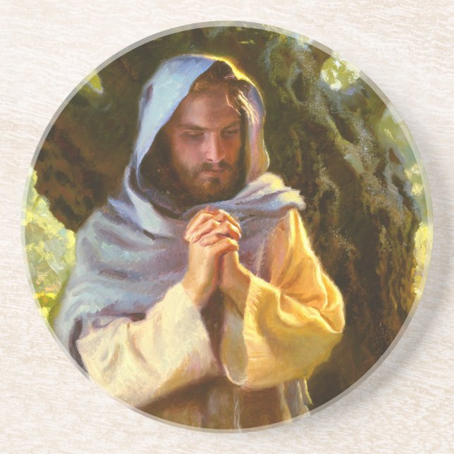 A Still and Quiet Time Stone Coaster (Front)