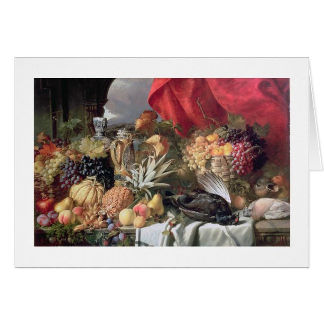 A Still Life of Game Birds and Numerous Fruits (Front Horizontal)