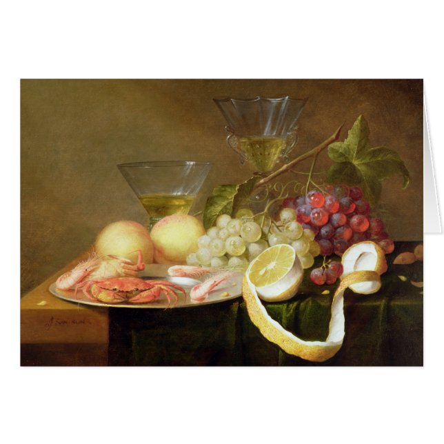 A still life with glasses (Front Horizontal)