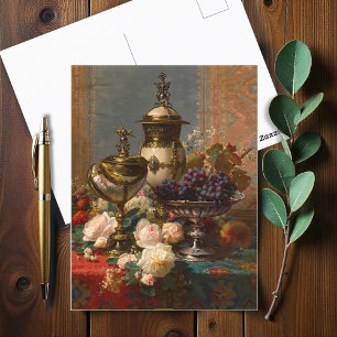 A Still Life With Roses, Jean Robie Postcard