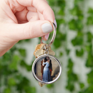 A Stolen Moment: A Kiss Through the Ages Key Ring