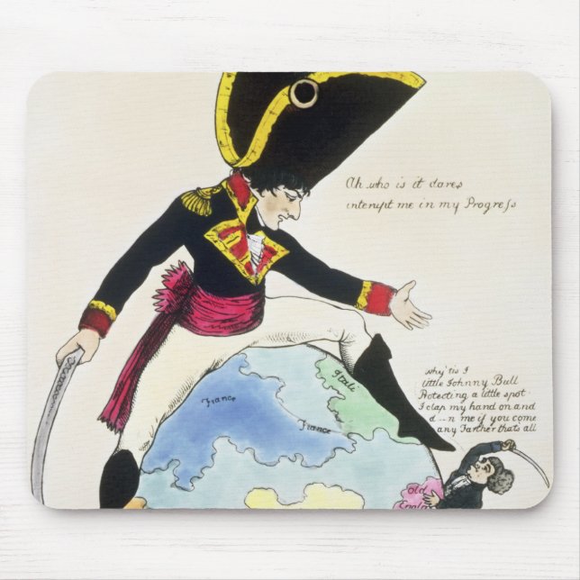A Stoppage to a Stride over the Globe, 1803 Mouse Pad (Front)