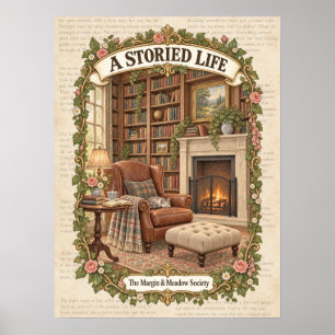 A Storied Life in the Library Poster