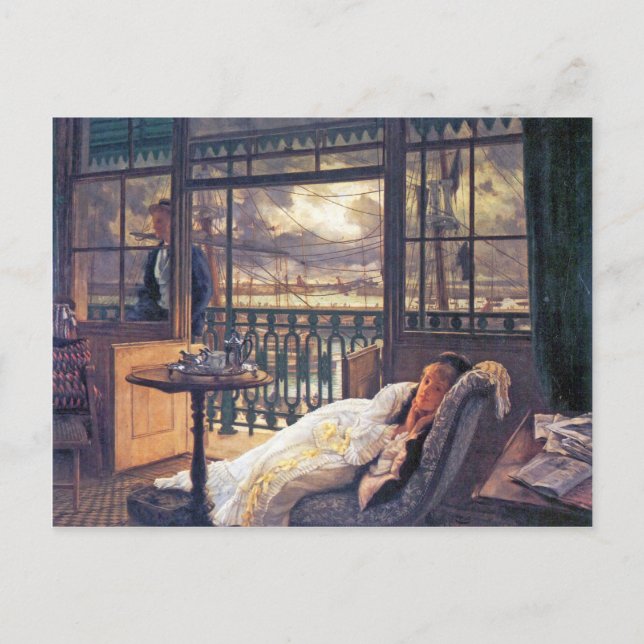 A storm moves over by James Tissot Postcard (Front)