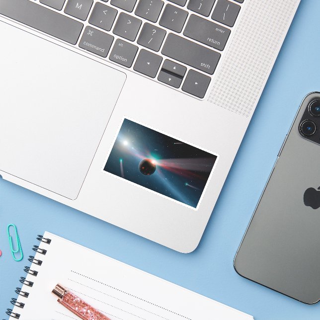 A Storm Of Comets In The Eta Corvi System. (Laptop w/ iPhone)