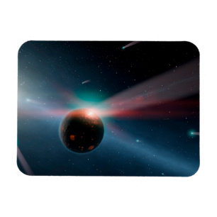 A Storm Of Comets In The Eta Corvi System. Magnet