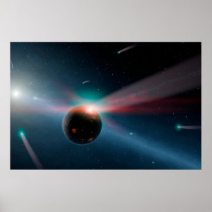 A Storm Of Comets In The Eta Corvi System. Poster
