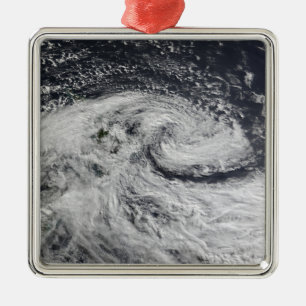 A storm over new Zealand Metal Tree Decoration