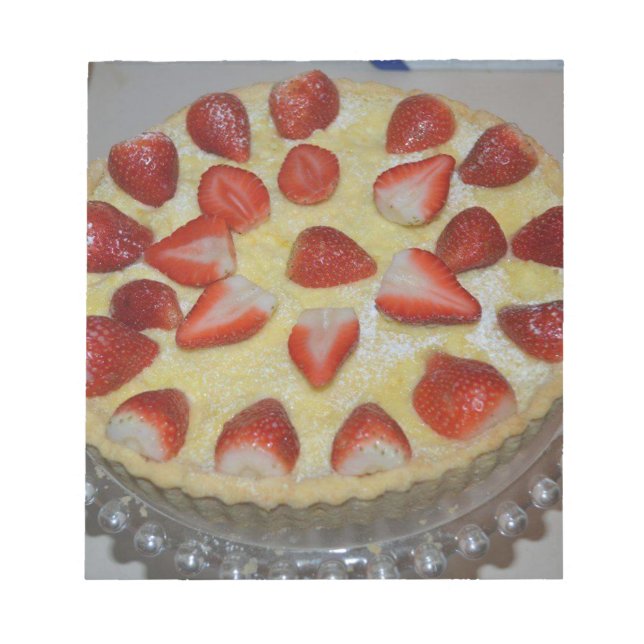A strawberry cake notepad (Front)